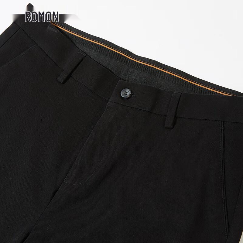 Luomeng Men's Relaxed Fit Straight-Leg Stretch Casual Pants