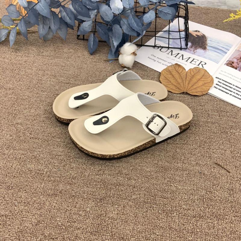 Fashion Fashion Retro Woman Shoes Summer New Round Toe Flat Shoe Comfort Versatile Women's Slippers Simple Soft Soled Women's Flip Flops