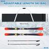 Spacious Waterproof Snowboard Bag Adjustable Protective Ski Bag Portable Dust-proof Snowboard Carrier For Skiing Travel