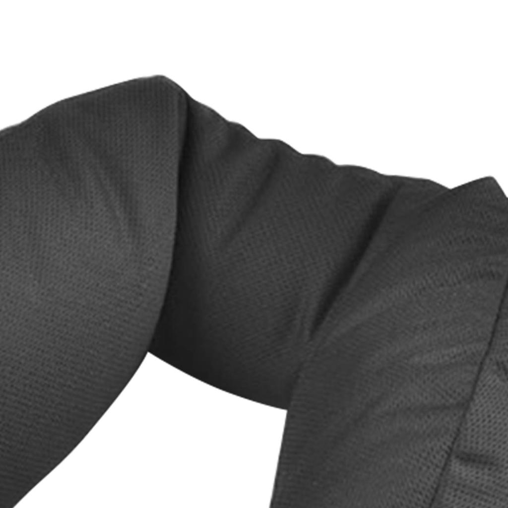 Nackenkissen Tragbar Bequem U-förmiges Nackenkissen zum Schlafen Ausruhen Flugzeug Auto Heimgebrauch Schwarz