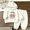 Blue Beige White 2pcs For Small Child Hoodies Pants Hot Selling Clothes 2027 Autumn Winter New Costume Kids Fashion Tracksuits
