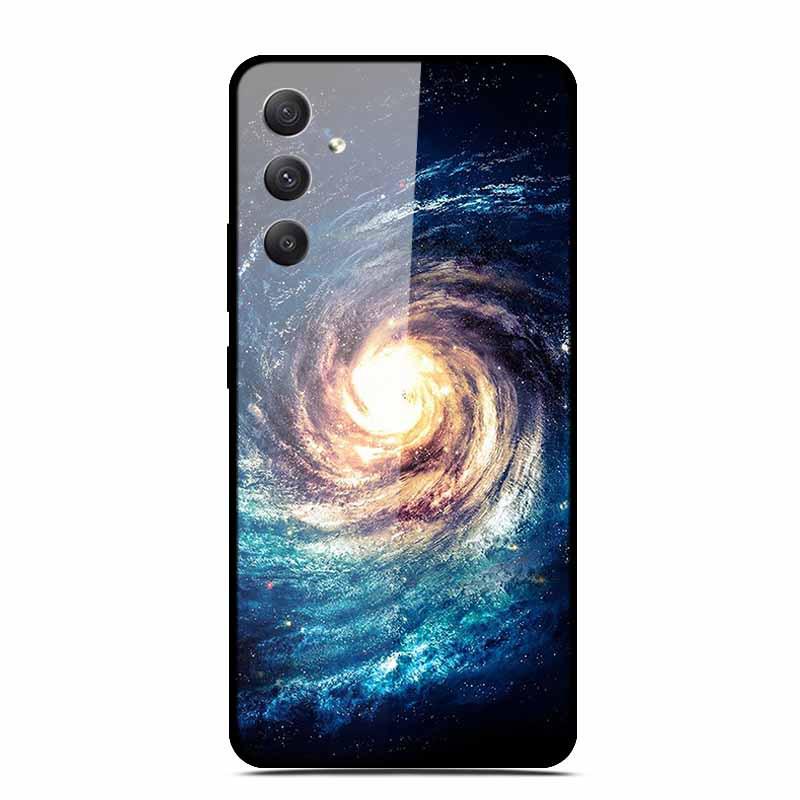 Starry Sky Tempered Glass Phone Case for Samsung A35 5G - Men's & Women's Models