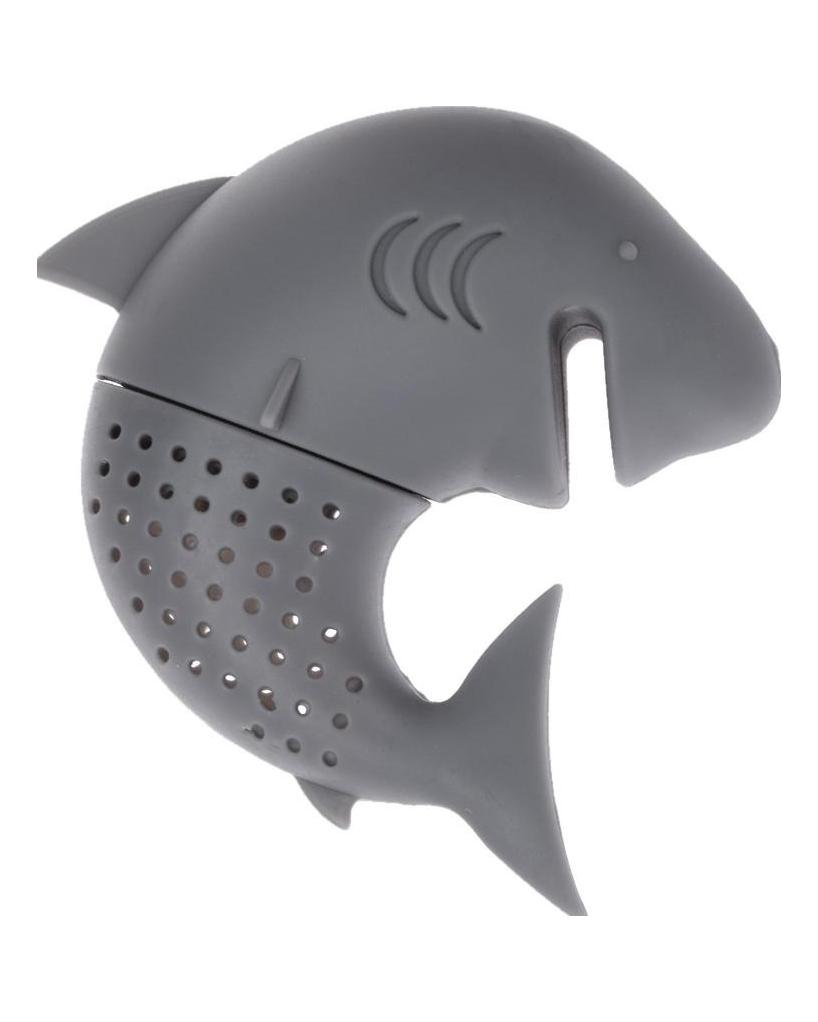 New Tea Infuser American Shark Shape Silicone Strainers Tea Strainer Infusor Filter Empty Tea Bags Leaf