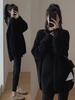Pink Crewneck Sweater Women's New Fall Outfit Korean Style Atmosphere Aesthetic Top
