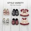 5CM Mini Doll Leather Boots PU Leather Butterfly Princess Shoes 20cm Cotton Doll Shoe  Kids Gifts