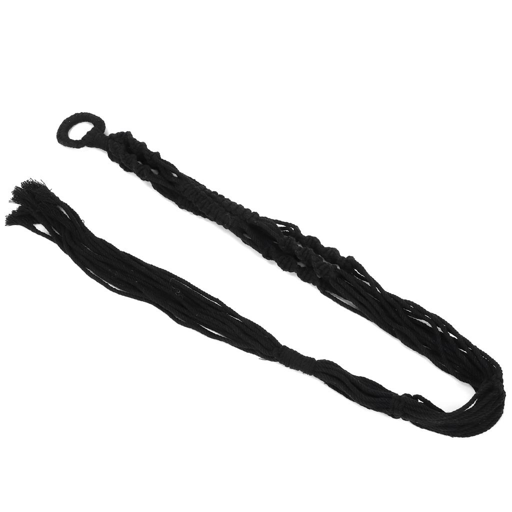 Bavlněný kroucený provazový závěs na rostliny Závěsný květináč Dekorativní držák na květináč Domácí dekorace