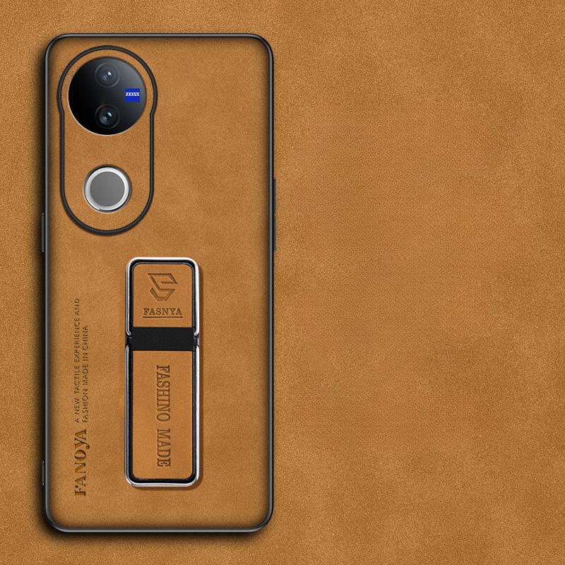 Samsung Vivo X50 Back Cover Leather Back Cover Vivo X50 Pouch