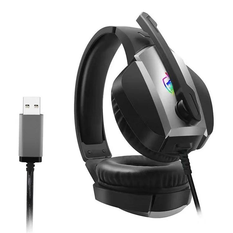 

A1 7.1USB игровая гарнитура для ПК, ноутбуков стереозвук проводные наушники с вращающимся микрофоном