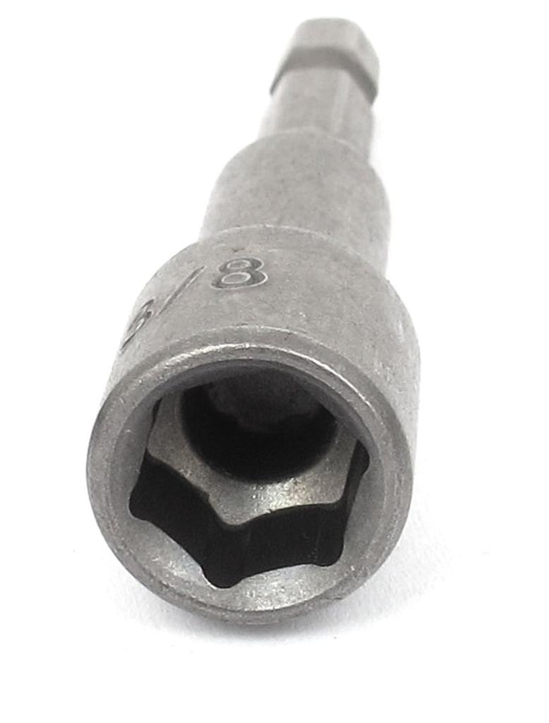 Uxcell Driver Bit Adapter Nut Setter Magnetic 10mm Hex Socket Shank 5pcs 6.5mm