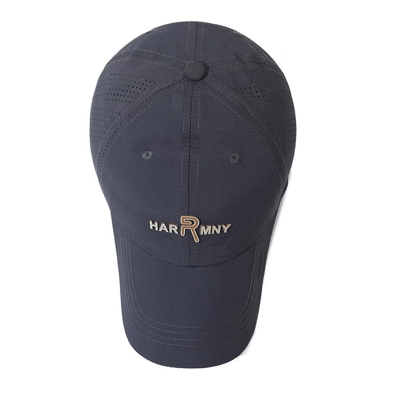 Frühling Sommer Leichtes Bergsteigen Herren Mesh Schnelltrocknende Kappe Damen Buchstaben Atmungsaktiv Dünn Laufen Sonnenschutz Baseballkappe