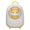 Bluetooth Speaker Space Capsule Design Portable Wireless Cute Outdoor Speaker with Light White
