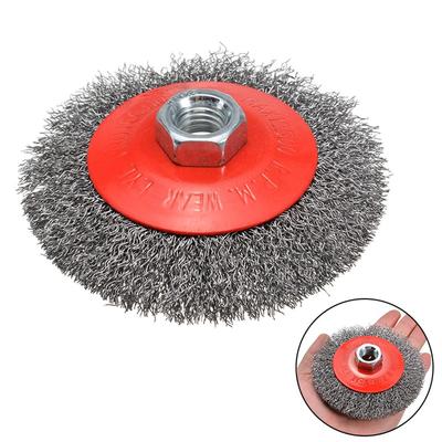 100mm / 4\" Drátěný zkosený kartáč Čištění Odhrotování Odstraňování okují