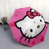 1pc Hello Kitty Pink Hearts Umbrella with Plastic Handle,Suitable for All Seasons Home Travel Outdoor UmbrellaSanlio465