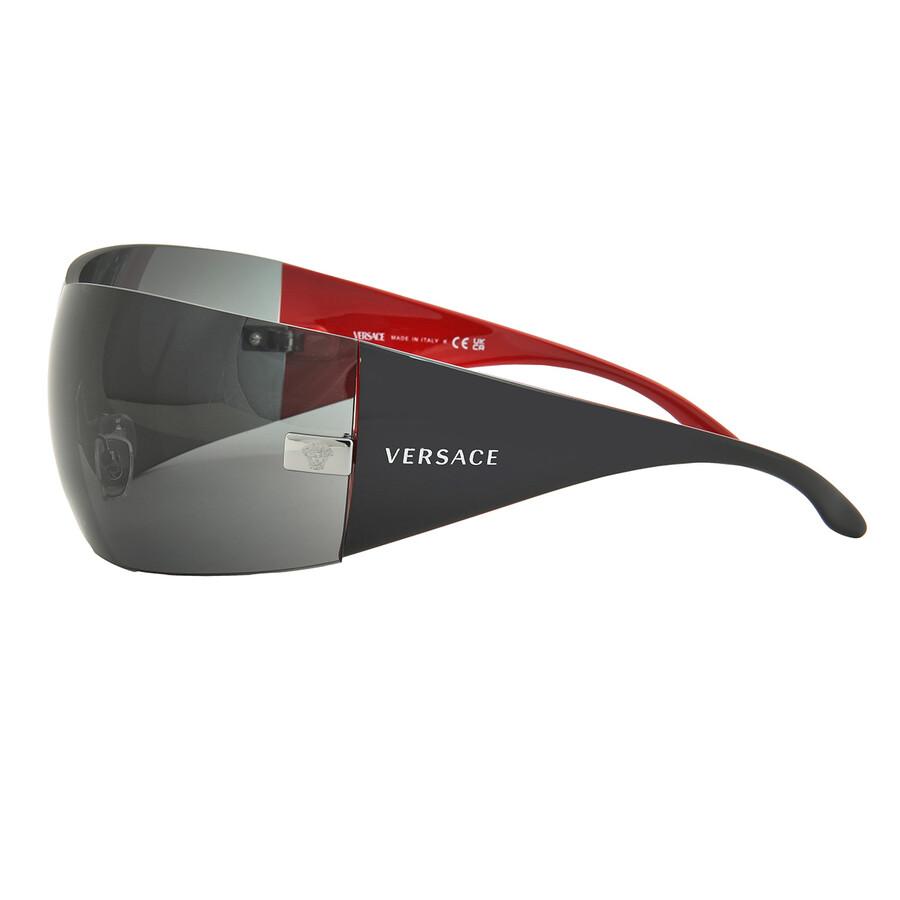 Versace Grey Shield Ladies Sunglasses Ve2054 100187 141