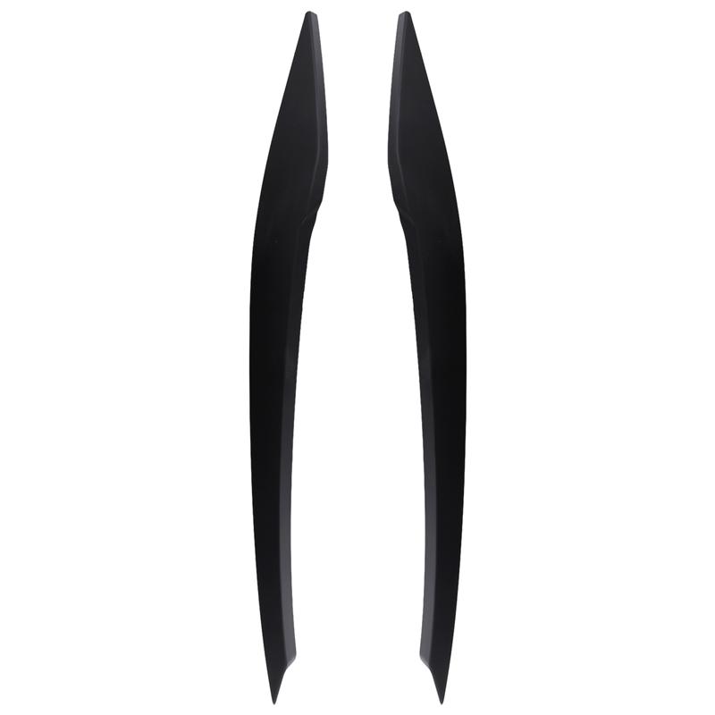 A03Z-Car Headlight Eyebrow Molding Trim Sticker For VW Polo - Lamp Eyelids Decorative Strips Lid Cover
