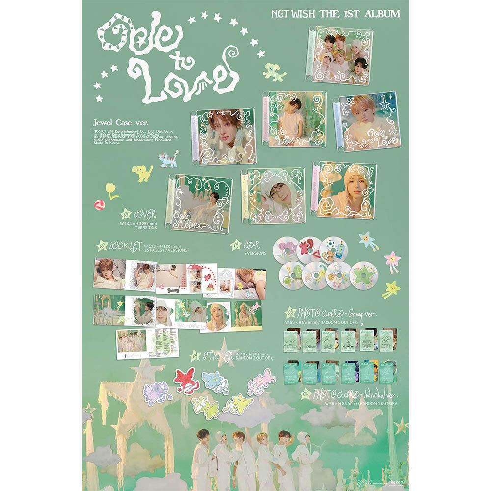 NCT WISH 1e Album - Ode aan de Liefde (Juwelendoosje Ver.)