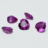 Natural Pink Ruby Loose Gemstone Heart Cut 5x5 Mm 50 Pcs for Jewelry Making and Gem Collections