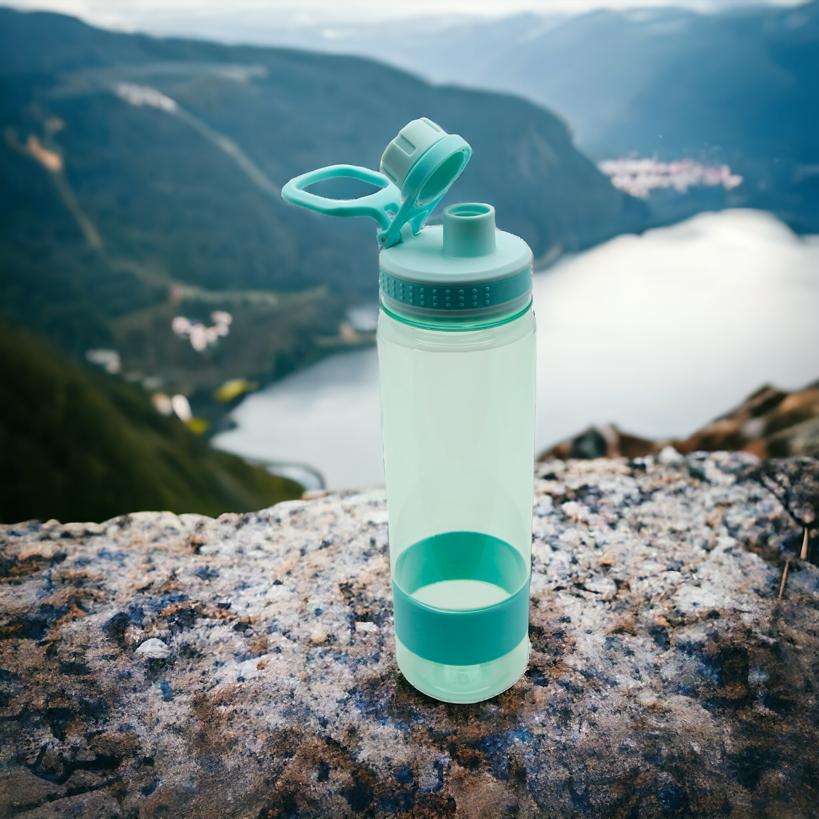 Sports Water Bottle 0.65 Bpa Free Leakproof For Gym