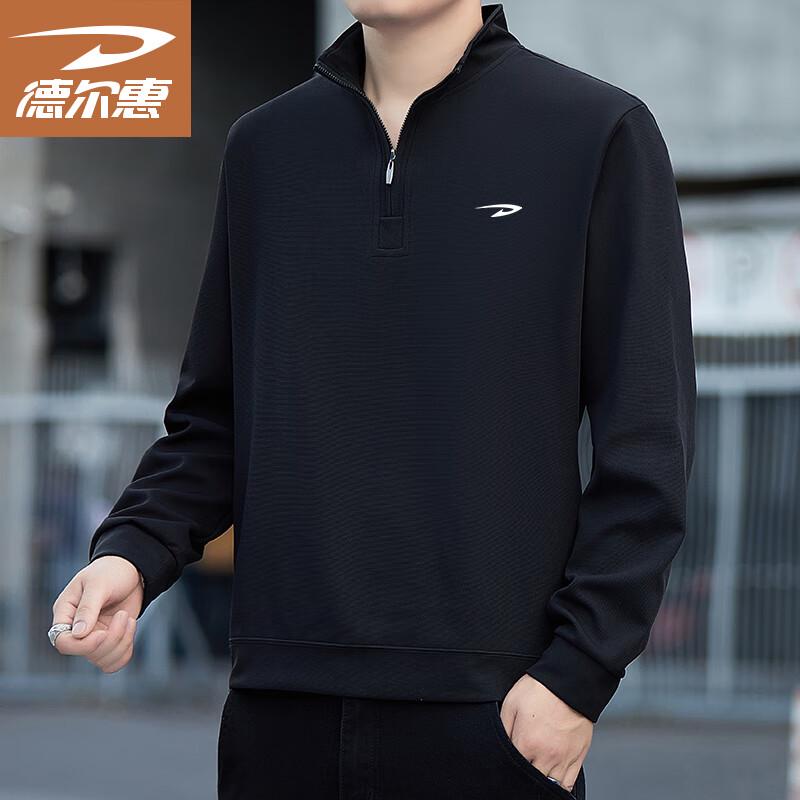 

Deerhui Men s Stand Collar Pullover Sweatshirt 5XL