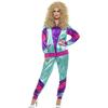 Smiffys Womens/Ladies Height Of Fashion 80s Shell Suit Costume Set