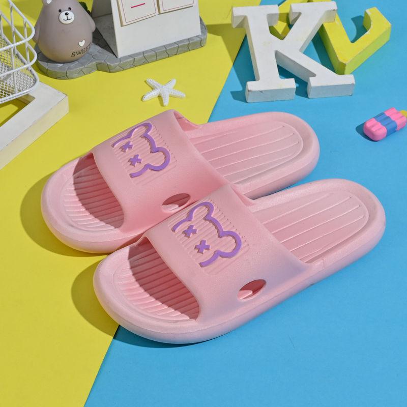 WTEMPO Brand Summer Women's Non-slip Home Mute Soft Bottom Trendy Thick Girls Cute Non-slip Bath Outside Wear Fashion Slippers
