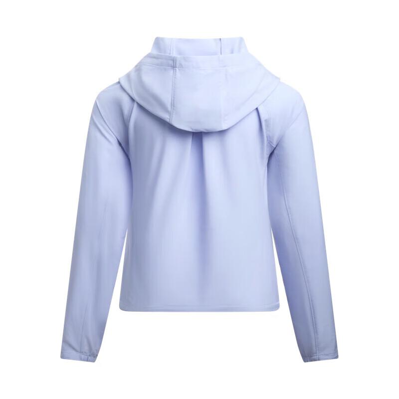 Under Armour SS25 Sun Fashion Comfortable Casual Hooded Jacket Women jackets Light-Blue Purple 6007543-539