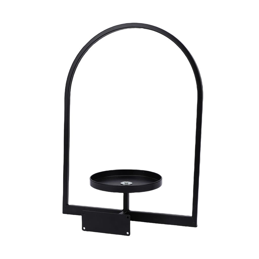 Wall Plant Holder Sturdy Iron Decorative Picture Frame Wall Flower Pot Stand for Indoor Outdoor