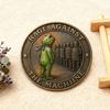 Yousheng Portland Frog Coin Vintage Frog Resist Coin Commemorative Inspirational Challenge Coin Collectible Gift for Inspiration Support Free Spirits