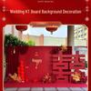 Rustic Wedding and Pre-Wedding Backdrop Decorations - Complete Set for Banquet and Photo Area