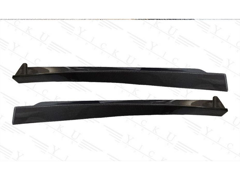 BMW X5M F95 Carbon Fiber Body Kit: Front Lip Splitter, Rear Lip, Side Skirts, Wind Deflectors, Tail Wing with Lights.