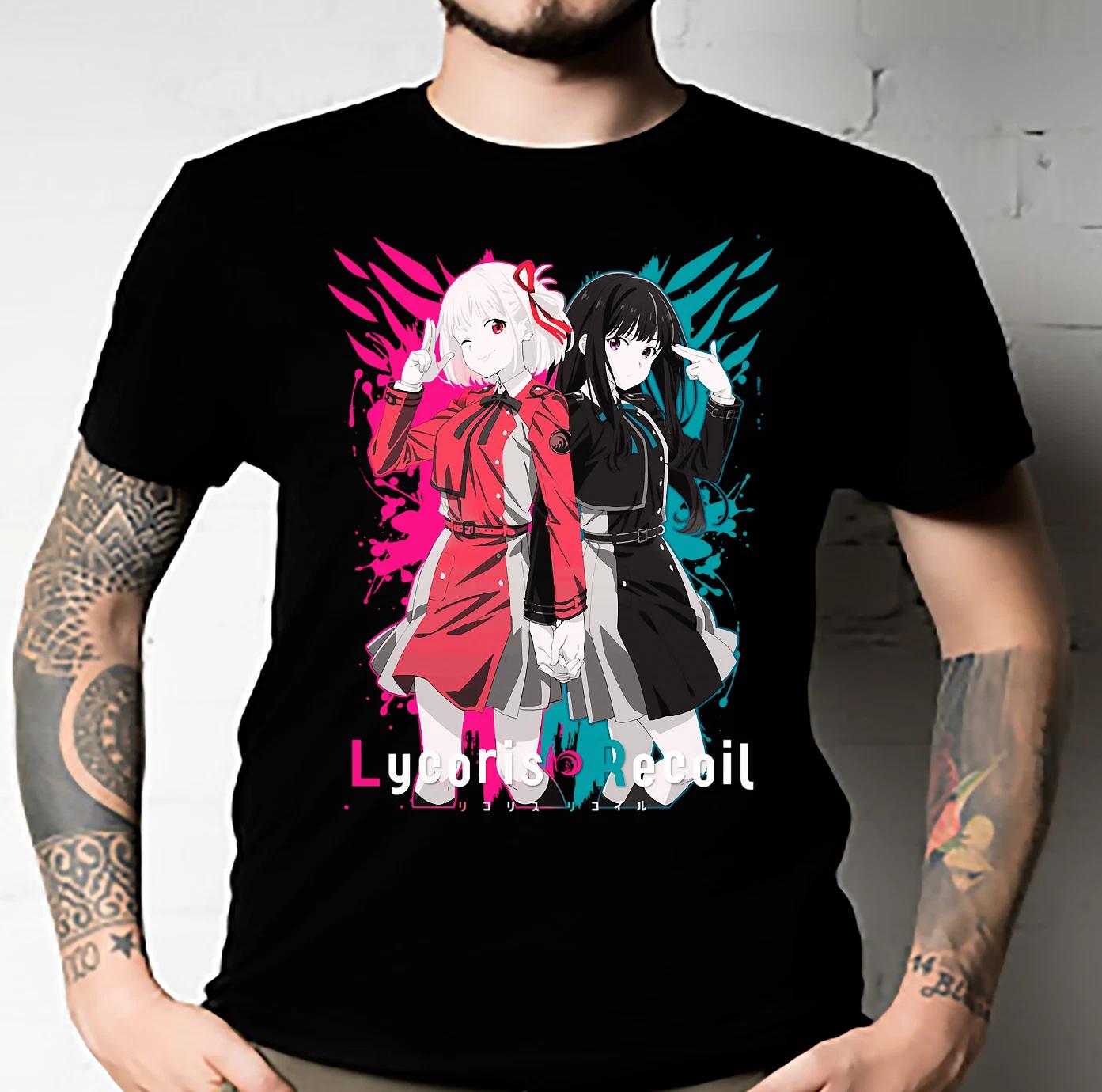 Men s and Women s T-shirts Lycoris Recoil Essential M