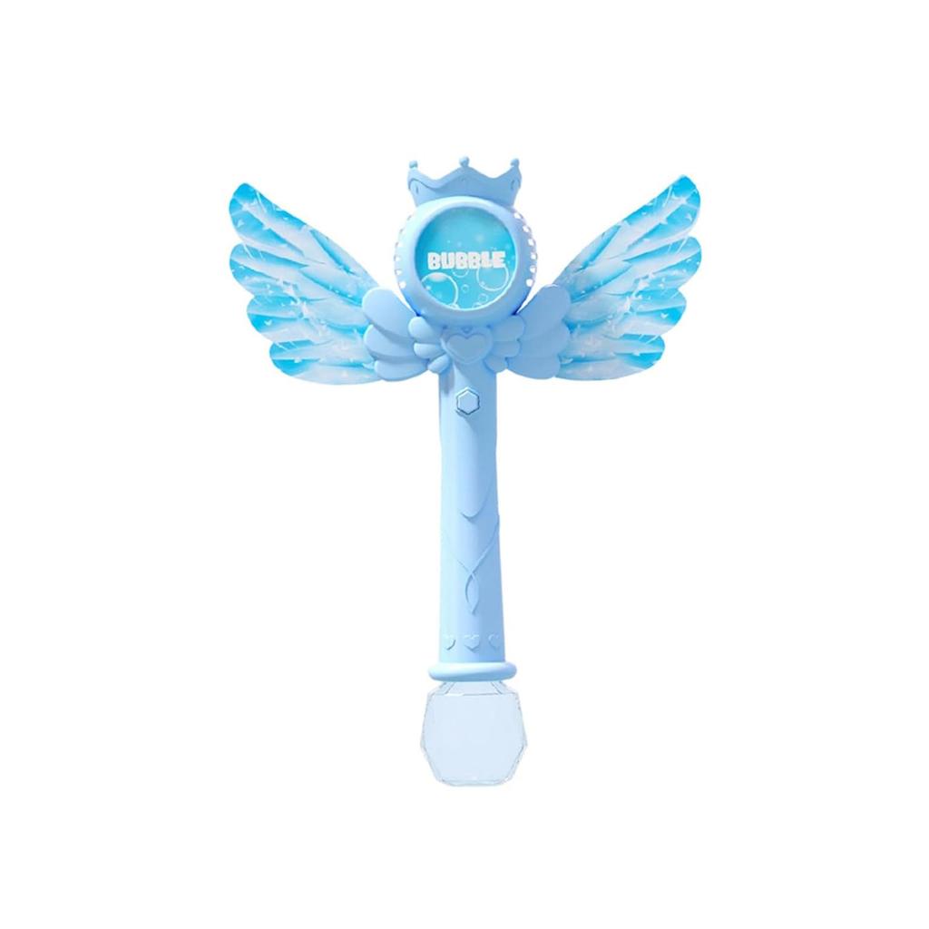 Bubble Wand Toy for Kids Magic Bubble Maker with 60ml Bubble Solution Safe and Durable Plastic Material Suitable for Outdoor Play and Parties