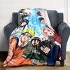Naruto Blanket Comfortable Perfect for Office Chair Sofa Couch All-Season Use Playful Design Gifts For Family Or Friends