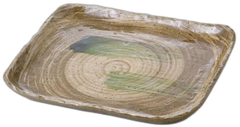 

Yellow Seto Square Large Plate [29.7 x 25.8 x 2.5cm] | Large Rectangular Plate, Ceramic, Setomonohonpo