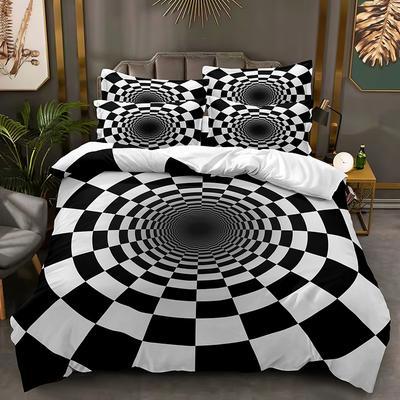 Tecnologia da moda, Roupa de cama com impressão digital 3D, Capas de edredom, Fronhas