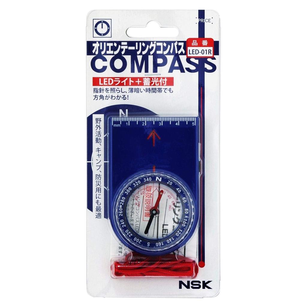 Niigata Seiki NSK Orienteering Compass with LED LED-01R