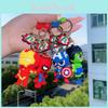 Superhelden Schlüsselanhänger Zubehör Spiderman Hulk Iron Man Schlüsselring Niedliche Auto Dekoration Geschenk