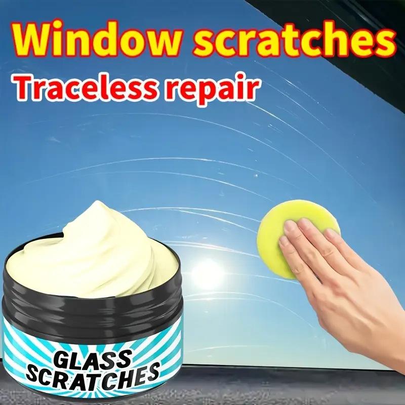 Glass Scratch Repair Paste - Universal For Repairing Scratches On Car Windows, Bathroom Glass, Glasses, Lenses