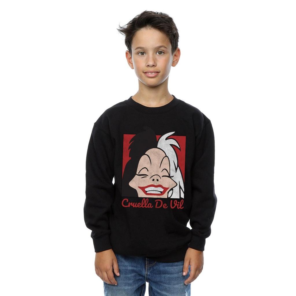 Disney Cruella De Vil Kurzhaar-Sweatshirt für Jungen