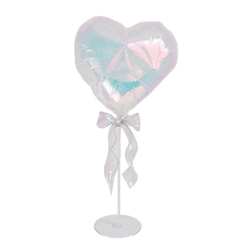 Safe Plastic 18Inch Colorful Balloons Set Quick Assembly Table Floating Ballon Party Wedding Celebration Supplies