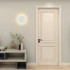 KAWELL Wall-Mounted Bracket Light, Stylish Ambient Lighting, Round, Reading Light, 3-Level Dimming and Color Adjustment, Size 14*14cm, No Installation