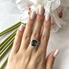Silver Ring with London Blue Topaz 4.339ct, Product Weight 4.37 G (2151760)