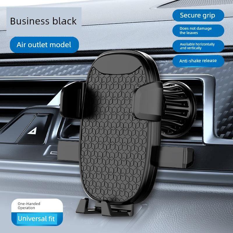 Car Phone Holder 2024 New Model Suction Cup Type Universal for Air Vent Navigation Creative High-End Premium B08 Air Outlet Textured Surface