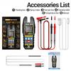 Automatic Digital Multimeter Portable AC/DC Current Voltage Resistance Capacitance Rechargeable NCV Clamp Meter Diode Tester U-shaped Pliers Burnproof