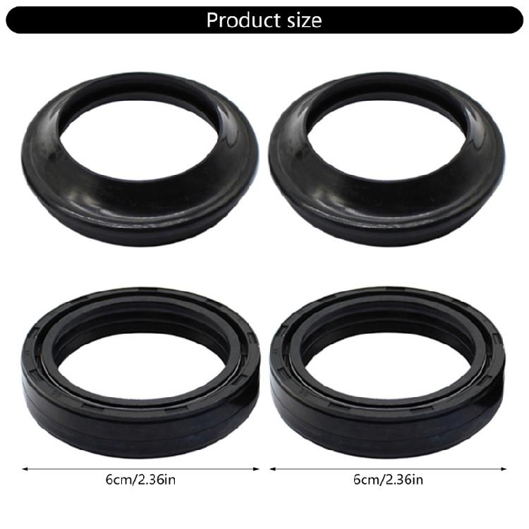 Double Barrier Motorcycle Fork Suspension Oil Seal Kit with 1 Million Cycle For 125-250cc Harsh Environments