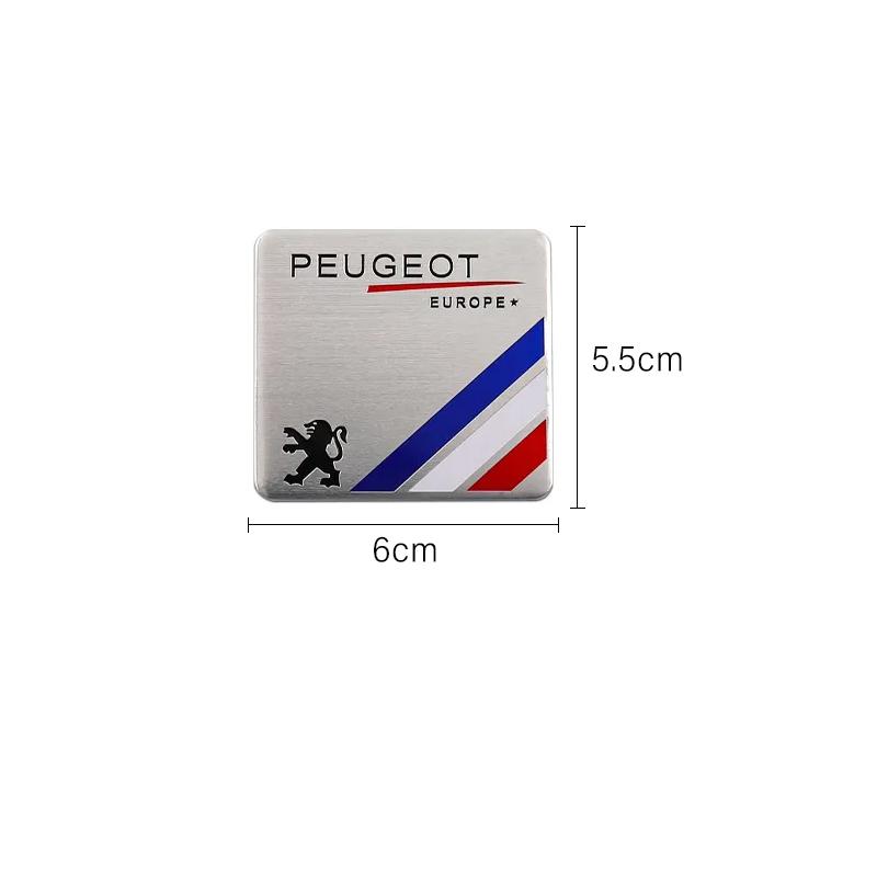 Peugeot Badge Stickers Car Styling Decoration Emblem I For Peugeot 408 308 5008 208 2008 3008 Landtrek Rifter 508 4008 e-Expert