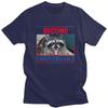Unisex What Is Even Happening Retro Raccoon T Shirts Pure Cotton Tshirt Fashion Casual Design Graphic Tee Tops