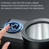 Smart 2In1 Heating Cooling Cup Mug 12V Car Cup Holder Mini Display Screen Beverage Mug Drink Can Car Home Drink Cooling Mug