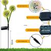 Solar Pusteblume Außen Lichterkette für Garten-, Balkon- und Rasendekoration