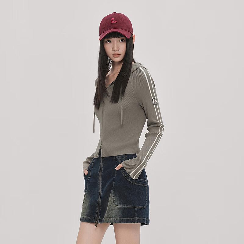 LEDIN Autumn Hooded Slim Knit Cardigan